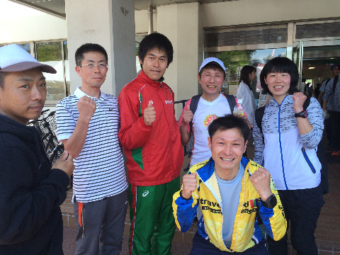 先週に引き続き、川内選手と hataboさん、かずくん、ウッチー