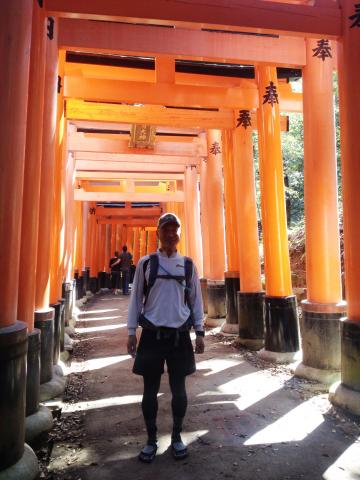 稲荷神社を出発!それにしても鳥居だらけです。