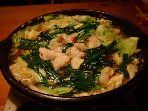 低炭水化物メニュー紹介。もつ鍋。