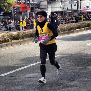15キロ地点も無事に通過。