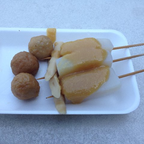 微妙な生姜味噌おでん。