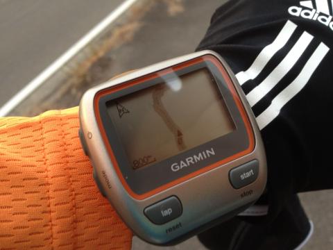 Back to start 機能だとちょっと地図の表示が太い。