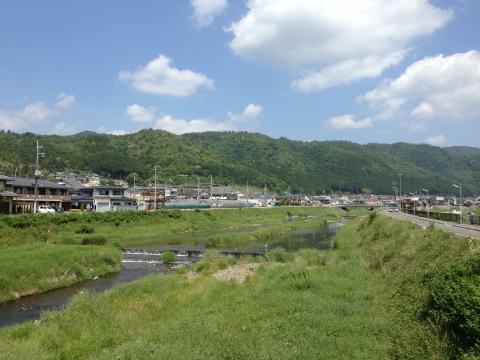 空気が乾燥しているので北山も澄んで見えました。