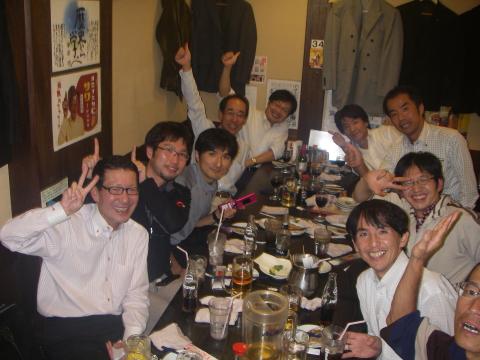 ビリケンさんの他、ハイバリーさん(ランの途中から)、湘南さん、takanoさん、mizuやんさん、サブローさんが途中参加。