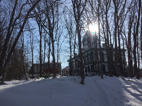 北海道開拓の村に向かって