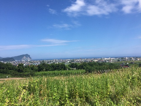 余市空港からの眺め