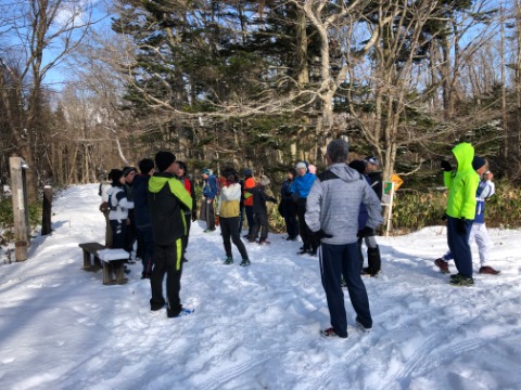 野幌森林公園を走る会12月定例走会