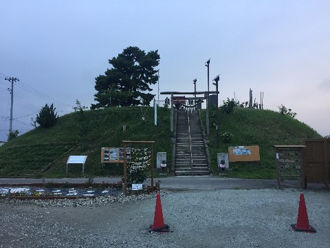 最後の折り返し地点。　日和山