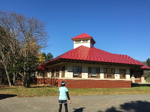 途中立ち寄った北海道育種場です。