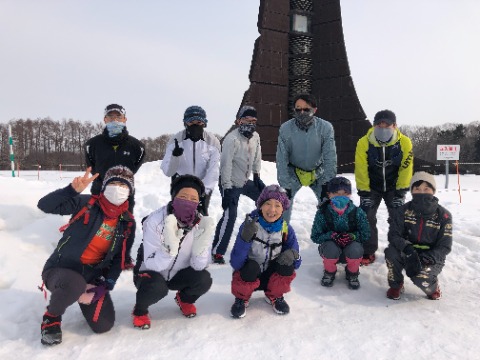 野幌森林公園を走る会2月定例走会