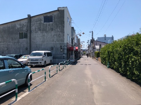 大麻の商店街の・・。