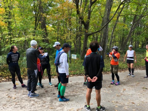 野幌森林公園を走る会10月定例走会