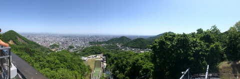 大倉山ジャンプ場パノラマ写真