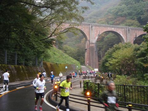 めがね橋。けっこう大きくて立派。
