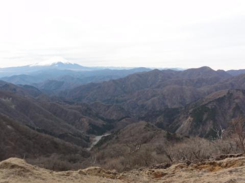 塔の岳からの富士山