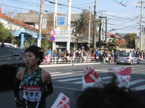 ３位と大健闘の青山学院、三野選手