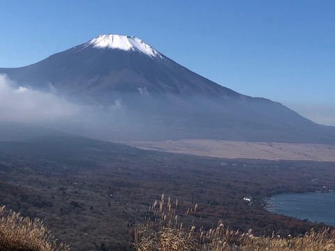 明神山からの富士