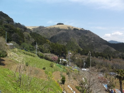 一旦山北に降りて　奥武山まで標高差６００mを登り返す。あまりの高みにがっくりとしてしまう