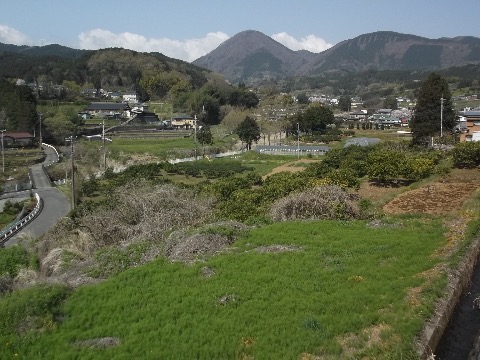 大雄山の駅から３キロ地点の山里風景