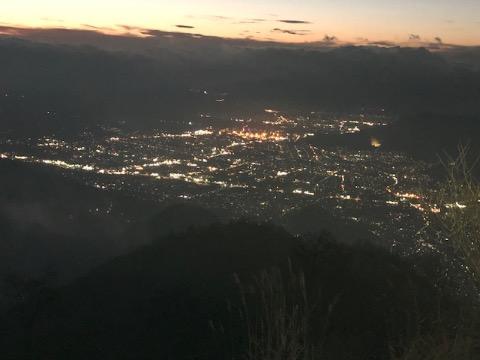 富士吉田の夜景