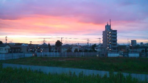 AM4:36　朝焼け