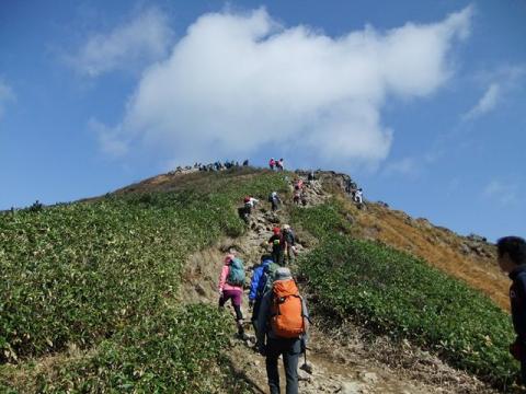 長男と谷川岳登山（天神平～トマノ耳～オキノ耳）