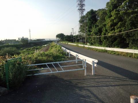 いよいよ安威川沿いに南下開始