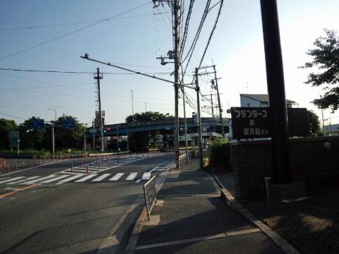 国道171号線「畑田」　この先を右方向に進むのは初めて