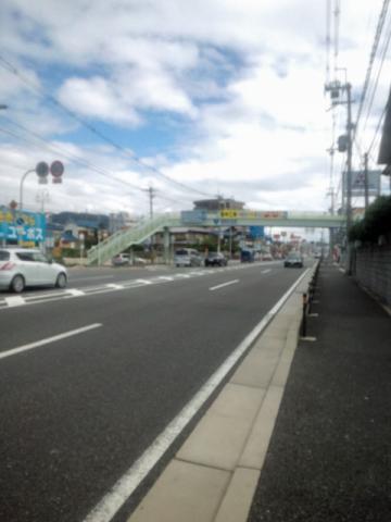 国道１７１号線　「牧落」　ここでちょうど20km
