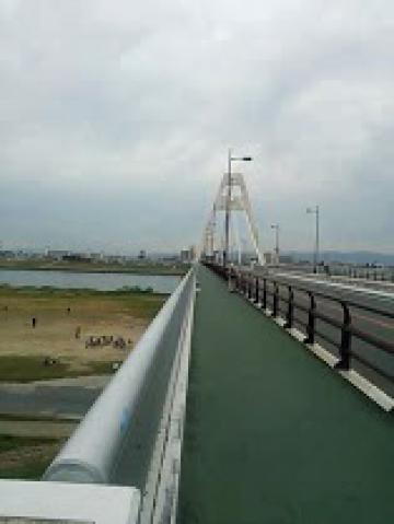初めての橋(豊里大橋）