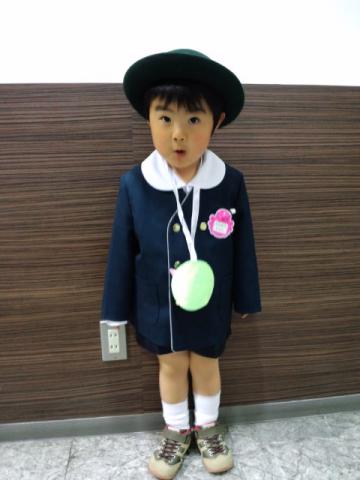 今年の春から幼稚園に通います!