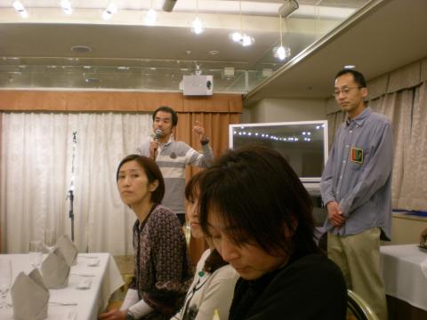 開会の辞
ご存知RORY兄のスマートな司会とハリー社長。
