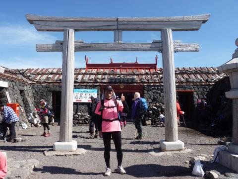 山頂の神社