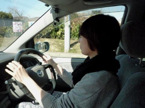 緊張の面持ちで、いざスタート!
