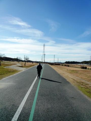 同業者発見 この他にも10人以上のランナーと遭遇