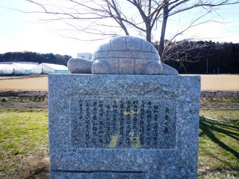 手賀沼に生息するという伝説の「黄金の亀」の石像