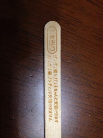 初めて当たったガリガリ君